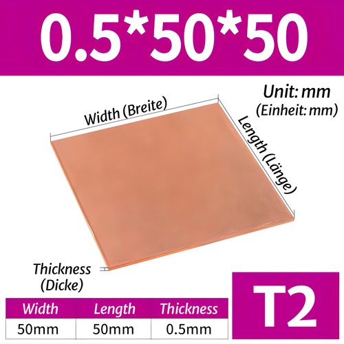 Kupferplatte 3mm 5mm 0 - kupferplatte, 0,6mm