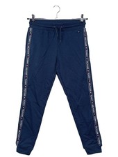 TOMMY HILFIGER Sweathose Damen Hose Gr. DE 36 blau Casual-Look