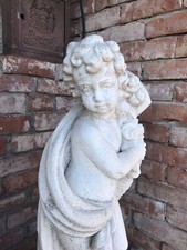 LIEBEVOLLE ROMANTISCHE STEINFIGUR BLUMENMÄDCHEN SCHLOSS GARTEN TERRASSE BALKON