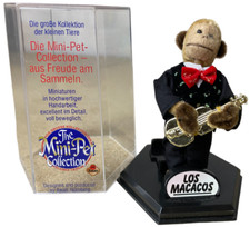 The Mini Pet Collection Los Macacos Affe Figur 9cm Bauer rar Miniatur Handarbeit
