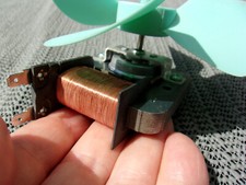 Elektromotor 220-240V mit Propeller, 18 Watt, Gebläse, Lüfter, Ventilation