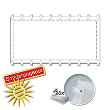 Sonnensegel weiss ca 265x140