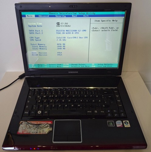 Samsung r560 notebook - r560,