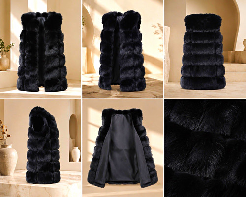 Fashion damen pelz - pelz, weste