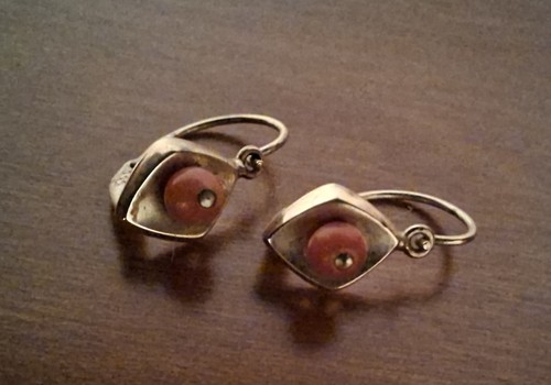 Paar vintage ohrringe im - vintage,