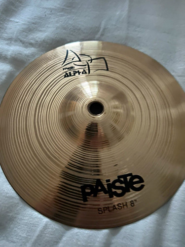 Paiste alpha splashbecken - paiste, 8