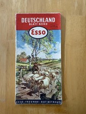 Vintage Esso Deutschland Blatt