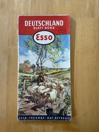 Vintage esso deutschland blatt - vintage,