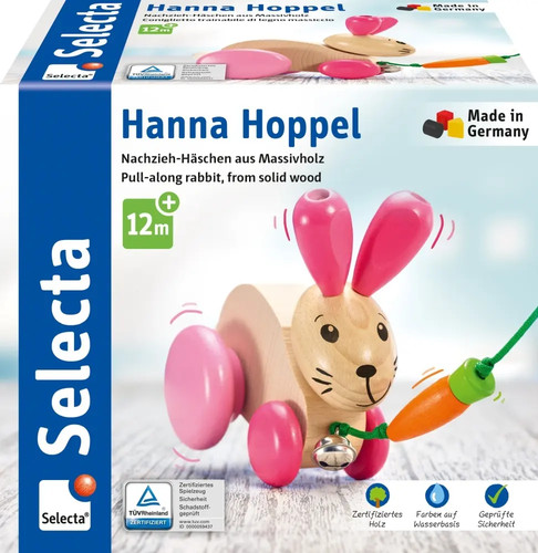 Nachziehhase hanna hoppel - hoppel, |