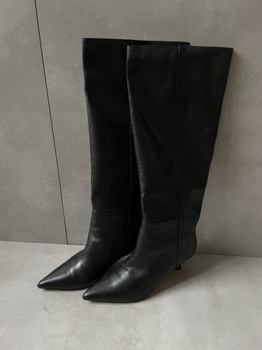 Sacha lederstiefel schwarz - lederstiefel,