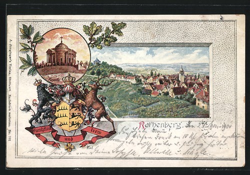 Passepartout-Lithographie