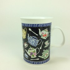 DUNOON Becher Henkelbecher Kaffeebecher Teebecher Teatime 