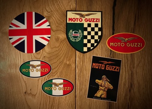 Moto guzzi aufkleber - 6x,
