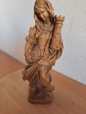 holz heiligen figur geschnitzt