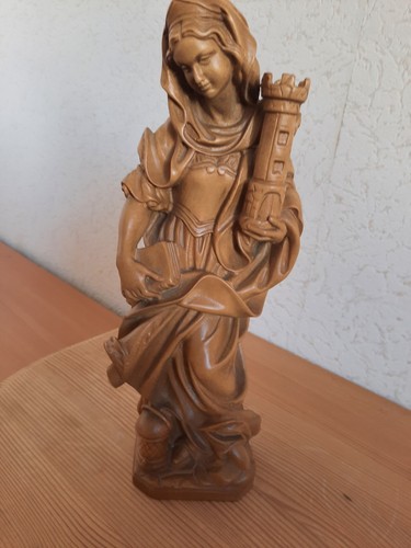 Holz heiligen figur - holz, geschnitzt