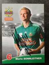 MARIO SONNLEITNER SK RAPID WIEN Autogrammkarte original signiert Österreich