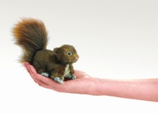 Fingerpuppe eichhörnchen - fingerpuppe,