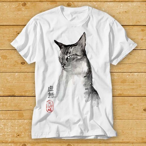 Watercolor cat zen - watercolor,