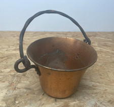 Kupferkessel Hexenkessel Übertopf mit Aufhängung Stöckli Netstal Swiss Made