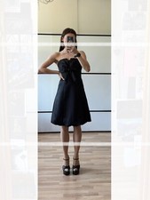 Cocktailkleid /festliches Kleid von Mariposa Gr. 36 schwarz mit Schleife