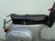 VESPA SITZBANK schwarz mit Logo Schriftzug V 50 N S Primavera ET3 125 SPECIAL SS