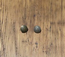 Knöpfe Schirmmütze Wehrmacht gold Messing Knopf Kinnriemen Sturmriemen 