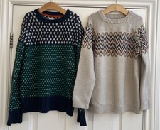 Jungen Pullover Paket X 2 Zara Mini Boden Classic Trachten Alpine Wollmischung 6-7Y