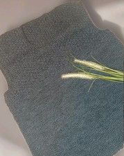 Handgestrickte Weste Grau –