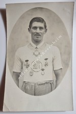 München Turnerbund TSV TBM Orden verdienter Athlet Läufer Fotokarte um 1910