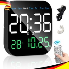 Große Wanduhr Digitaluhr