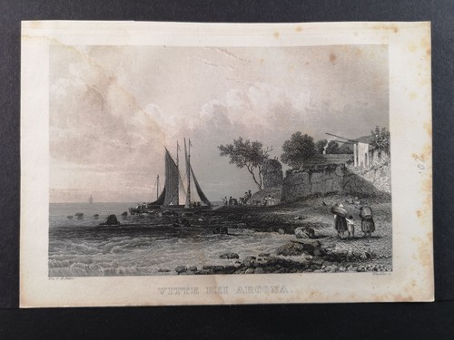 Stahlstich 1850 vitte - stahlstich, um