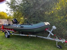 Schlauchboot Allroundmarine Poker 380 mit Mercury 15 und Trailer,