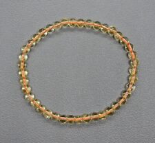 CITRIN/ZITRIN++Edelstein-Kugel-Armband-MINI Ø 4 mm/19 cm-NEU-A-Qualität