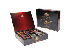 Basilur Tee Set 6 Teesorten 60 Teebeutel Schwarztee Grüntee tea gift collection