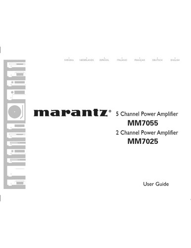 Marantz mm7025 amplifier - marantz,