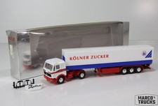 Herpa MB NG 1635 Gardinenplanenauflieger LKW "Kölner Zucker" 1:87 /H23487
