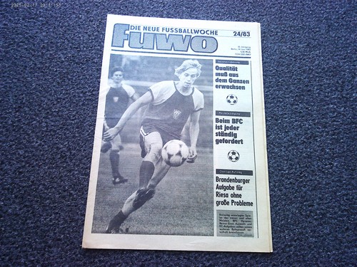 Ddr fußballzeitung fuwo - ddr,