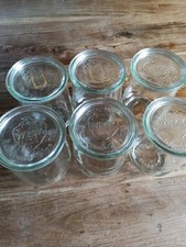 Einmachgläser mit Deckel 1 liter, Weckgläser 6 Stück