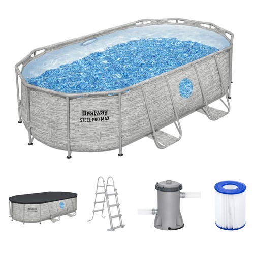 Bestway 56714 power steel pool - power,