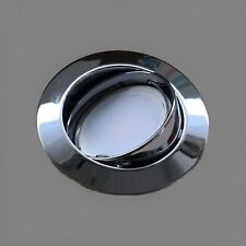 10x Paulmann Chrom Einbaustrahler Einbauring Deckenspot 83mm Rahmen Schwenkbar