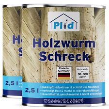 Holzwurm-Schreck farblos 5l / Effektiver Holzschutz Holzwürmer & Holzbohrkäfer