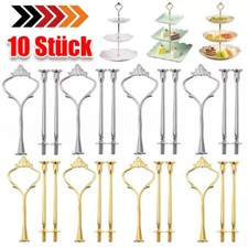 10Stück Metallstange für Mittellochausstech Etagere Hochzeitstorte Tortenständer