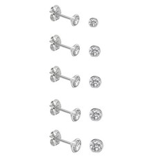 Solitär ohrstecker paar echt - ohrstecker,