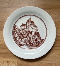 Deko Teller Burg Kriebstein Colditz Porzellan 