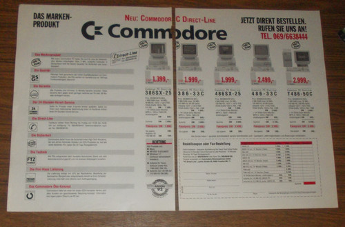 Seltene werbung commodore - seltene,