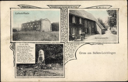 Balken leichlingen im - ak,