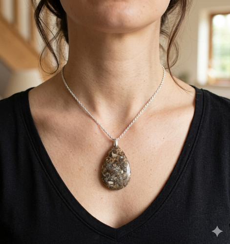 Fossil meeres schnecke - fossil,