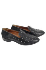 BULLBOXER Slipper Damen Gr. 39 Schwarz Nieten Sterne Modisch Loafer