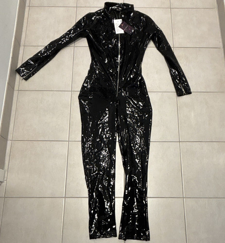 Noir handmade catsuit lack - noir,