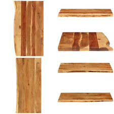 Badezimmer Waschtischplatte Baumkante Waschtischkonsole Massivholz Akazie DE